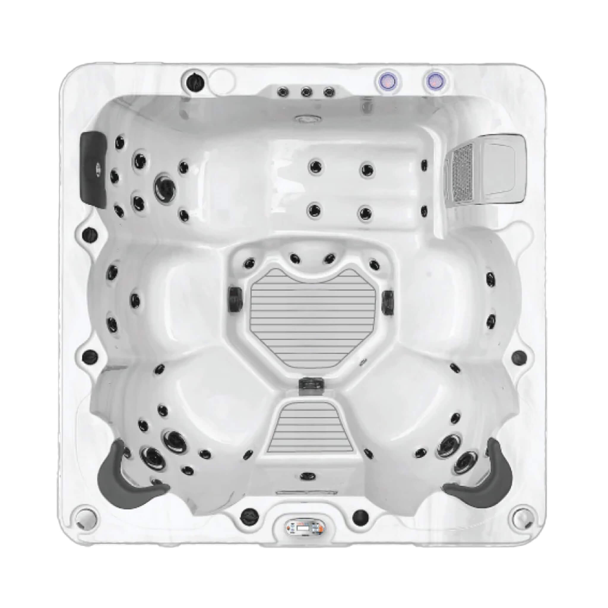 CSC Kansas 6-Person 240V Luxury 46-Jet Spa With Glacier Filtration [LS ...